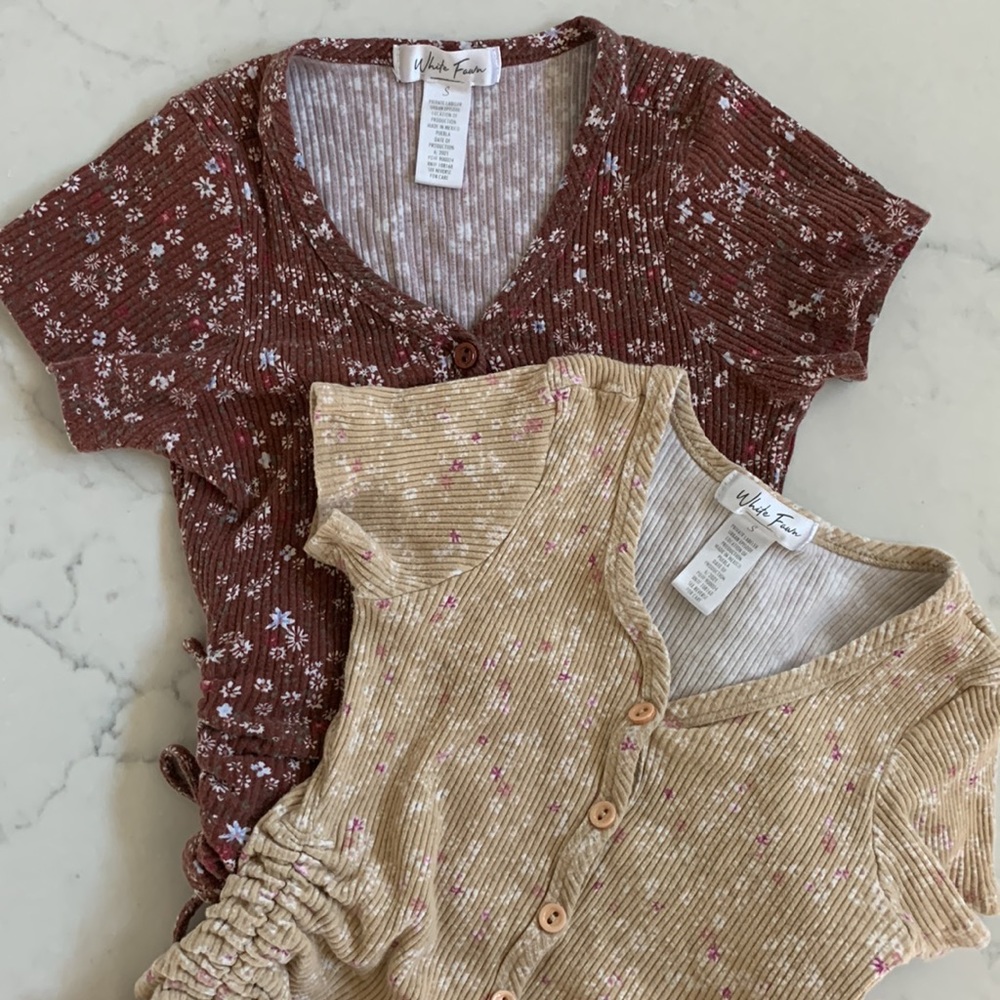 Tilly’s White Fawn girls size S